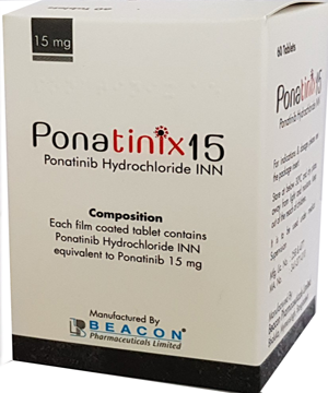 Ponatinix 15 mg pack