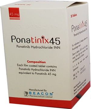 Ponatinix 45 mg pack